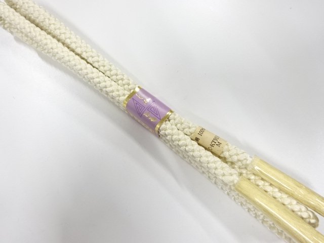 未使用品　正絹　手組帯締め